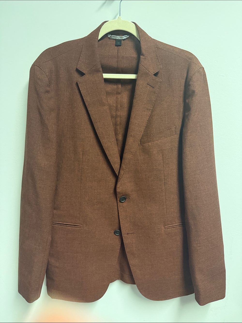 BOSS Men's Brown Sport Coat- Italian Reda Fabric